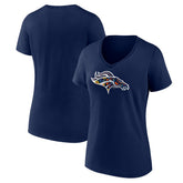 Denver Broncos Women's Mexico Bronco V-Neck T-Shirt Navy | NFL