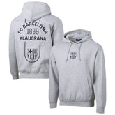 Barcelona Sport Design Sweden Streetwear Relaxed Pullover Hoodie Heather Gray - FIFA World CUP