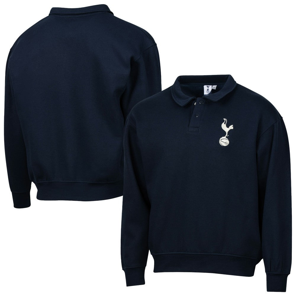Tottenham Hotspur Sport Design Sweden Retro Relaxed Fleece Sweatshirt Navy - FIFA World CUP