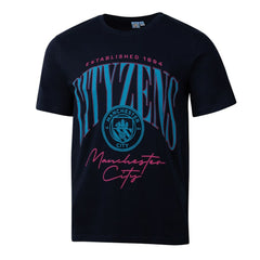 Manchester City Sport Design Sweden Hometown Hero Graphic T-Shirt Navy - FIFA World CUP