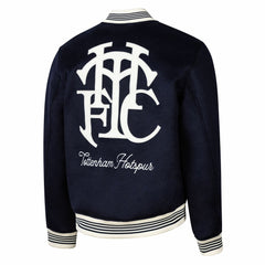 Tottenham Hotspur Sport Design Sweden Free Kick Wool Varsity Jacket Navy - FIFA World CUP