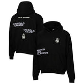 Real Madrid Sport Design Sweden Overtime Oversized Raglan Hoodie Black - FIFA World CUP