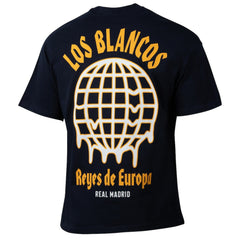 Real Madrid Sport Design Sweden Youth Game Day Graphic T-Shirt Navy - FIFA World CUP