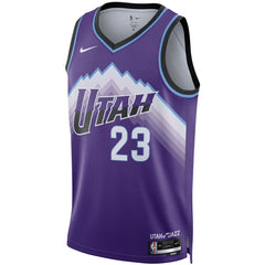 Lauri Markkanen Utah Jazz Unisex Swingman Jersey Icon Edition Purple - NBA