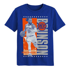 Jalen Brunson New York Knicks Outerstuff Youth Answer T-Shirt Royal - NBA