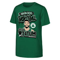 Jayson Tatum Boston Celtics Outerstuff Youth Baller T-Shirt Kelly Green - NBA