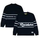 Las Vegas Raiders GOLF WANG Jacquard Pullover Sweater Black | NFL