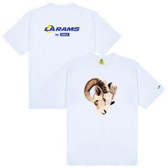 Los Angeles Rams GOLF WANG Cutout T-Shirt White | NFL