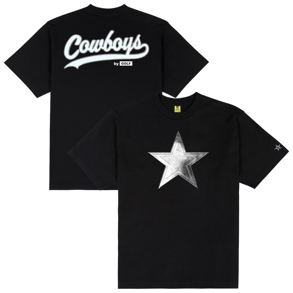 Dallas Cowboys GOLF WANG Cutout T-Shirt Black | NFL