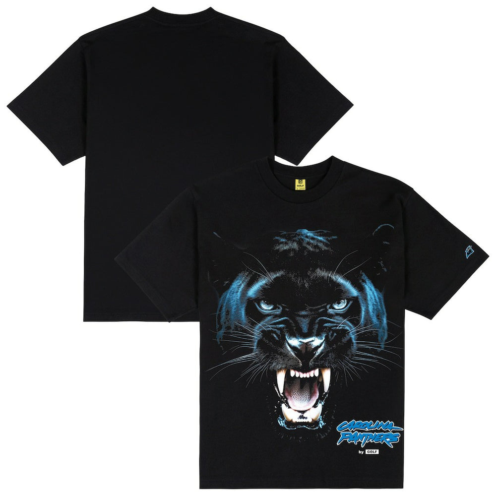Carolina Panthers GOLF WANG Animal T-Shirt Black | NFL