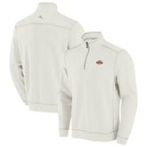 San Francisco Giants Tommy Bahama Sport Tobago Bay Tri-Blend Half-Zip Sweatshirt - MLB
