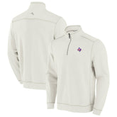 Texas Rangers Tommy Bahama Sport Tobago Bay Tri-Blend Half-Zip Sweatshirt - MLB