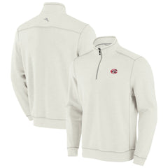 Cincinnati Reds Tommy Bahama Sport Tobago Bay Tri-Blend Half-Zip Sweatshirt - MLB