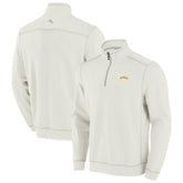 San Diego Padres Tommy Bahama Sport Tobago Bay Tri-Blend Half-Zip Sweatshirt - MLB