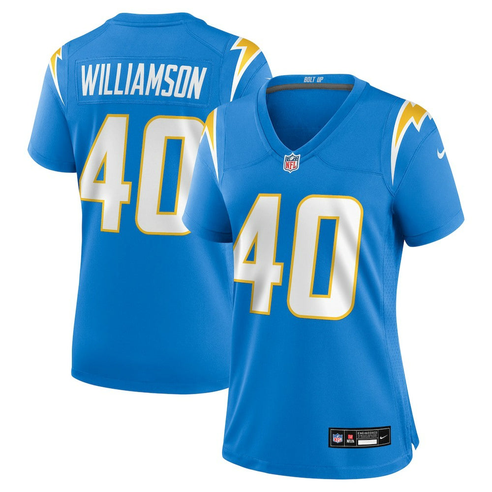 Kendall Williamson Los Angeles Chargers Women's Team Game Jersey Powder Blue | Nike for Sale