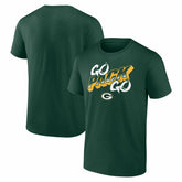 Green Bay Packers Go Pack Go T-Shirt Green | NFL