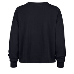Seattle Seahawks '47 Women's Muse Sydney Long Sleeve Cropped T-Shirt College Navy | 47 brand