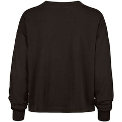 Cleveland Browns '47 Women's Muse Sydney Long Sleeve Cropped T-Shirt Brown | 47 brand