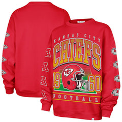 Kansas City Chiefs '47 Women's Go Big Oversized Pullover Sweatshirt Red | 47 brand