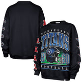 Tennessee Titans '47 Women's Go Big Oversized Pullover Sweatshirt Navy | 47 brand