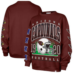 Arizona Cardinals '47 Women's Go Big Oversized Pullover Sweatshirt Cardinal | 47 brand