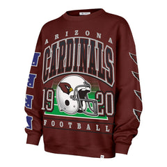 Arizona Cardinals '47 Women's Go Big Oversized Pullover Sweatshirt Cardinal | 47 brand