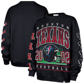 Houston Texans '47 Women's Go Big Oversized Pullover Sweatshirt Navy | 47 brand