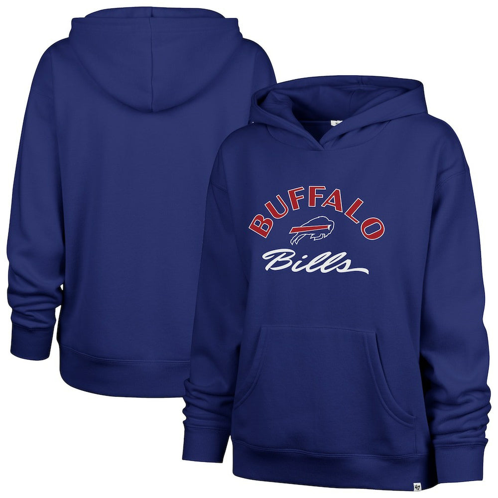 Buffalo Bills '47 Women's Whirlwind Naomi Pullover Hoodie Royal | 47 brand