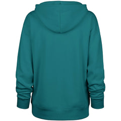 Miami Dolphins '47 Women's Whirlwind Naomi Pullover Hoodie Aqua | 47 brand