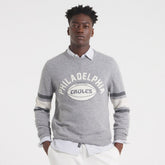 Philadelphia Eagles x Todd Snyder Cashmere Crew Sweater Heather Gray | NFL