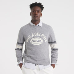 Philadelphia Eagles x Todd Snyder Cashmere Crew Sweater Heather Gray | NFL