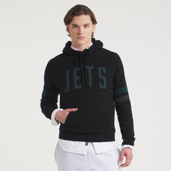 New York Jets x Todd Snyder Cashmere Hoodie Sweater Heather Black | NFL