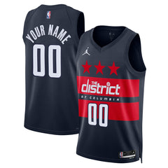 Washington Wizards Jordan Brand Unisex 2024/25 Custom Swingman Jersey Statement Edition Navy - NBA
