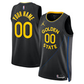 Golden State Warriors Jordan Brand Unisex 2024/25 Custom Swingman Jersey Statement Editi- Black - NBA