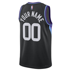 Utah Jazz Jordan Brand Unisex 2024/25 Custom Swingman Jersey Statement Edition Black - NBA