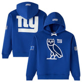 New York Giants OVO Icon Team Pullover Hoodie Royal | NFL