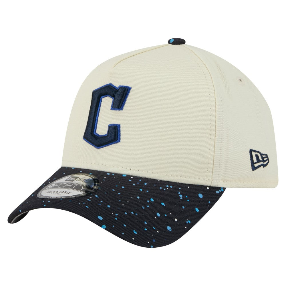 Cleveland Guardians New Era Speckle A-Frame 9FORTY Adjustable Hat - MLB