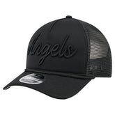 Los Angeles Angels New Era City Initial 9FORTY A-Frame M-Crown Adjustable Trucker Hat - MLB