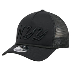 New York Yankees New Era City Initial 9FORTY A-Frame M-Crown Adjustable Trucker Hat - MLB