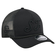 San Francisco Giants New Era City Initial 9FORTY A-Frame M-Crown Adjustable Trucker Hat - MLB