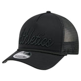 Athletics New Era City Initial 9FORTY A-Frame M-Crown Adjustable Trucker Hat - MLB