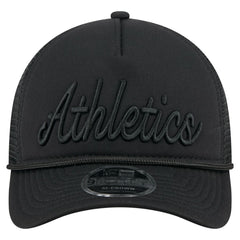 Athletics New Era City Initial 9FORTY A-Frame M-Crown Adjustable Trucker Hat - MLB