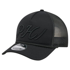 Philadelphia Phillies New Era City Initial 9FORTY A-Frame M-Crown Adjustable Trucker Hat - MLB