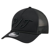 Pittsburgh Pirates New Era City Initial 9FORTY A-Frame M-Crown Adjustable Trucker Hat - MLB