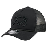 Tampa Bay Rays New Era City Initial 9FORTY A-Frame M-Crown Adjustable Trucker Hat - MLB