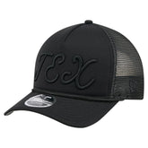 Texas Rangers New Era City Initial 9FORTY A-Frame M-Crown Adjustable Trucker Hat - MLB