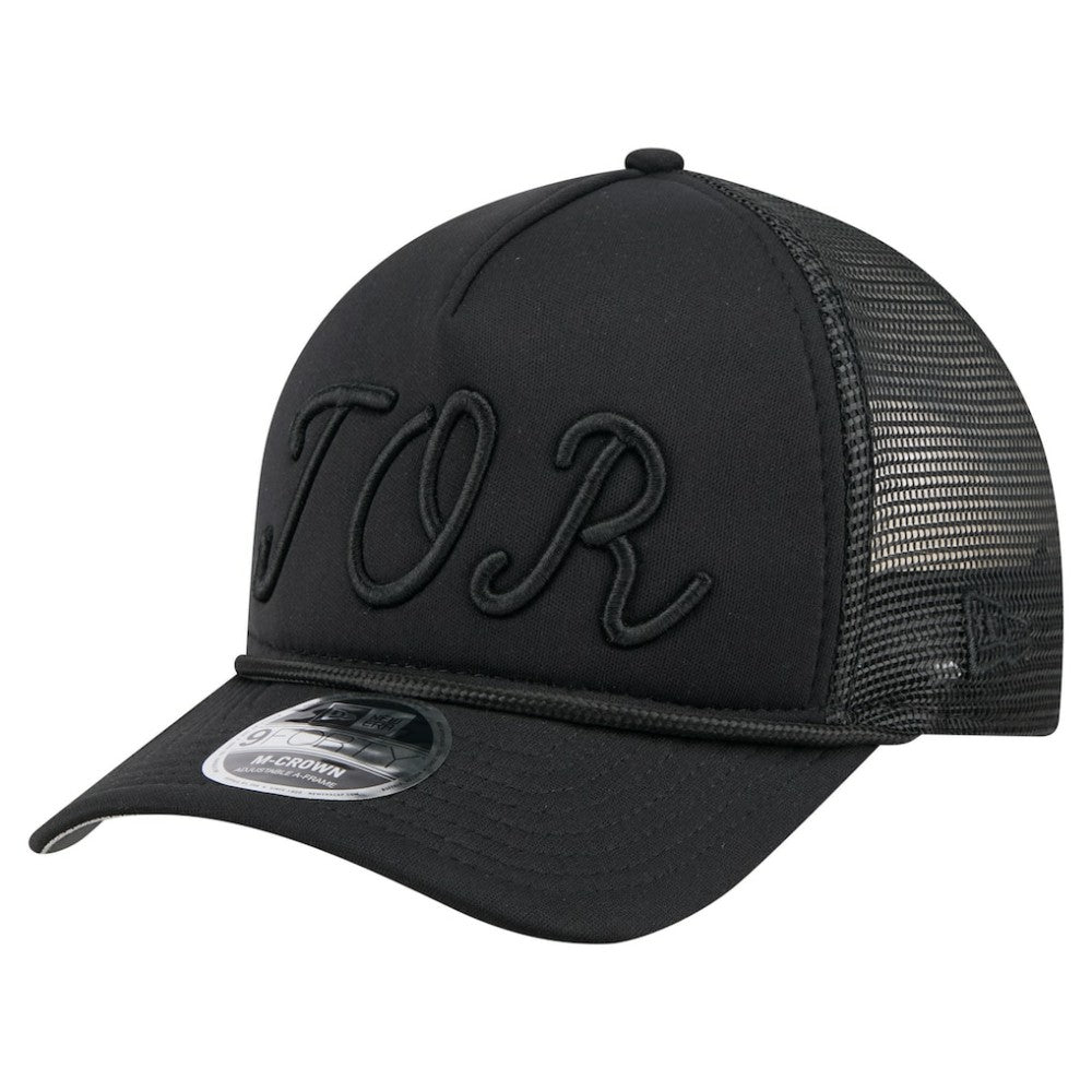 Toronto Blue Jays New Era City Initial 9FORTY A-Frame M-Crown Adjustable Trucker Hat - MLB
