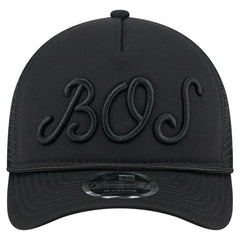 Boston Red Sox New Era City Initial 9FORTY A-Frame M-Crown Adjustable Trucker Hat - MLB