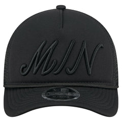 Minnesota Twins New Era City Initial 9FORTY A-Frame M-Crown Adjustable Trucker Hat - MLB