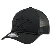 Kansas City Royals New Era City Initial 9FORTY A-Frame M-Crown Adjustable Trucker Hat - MLB